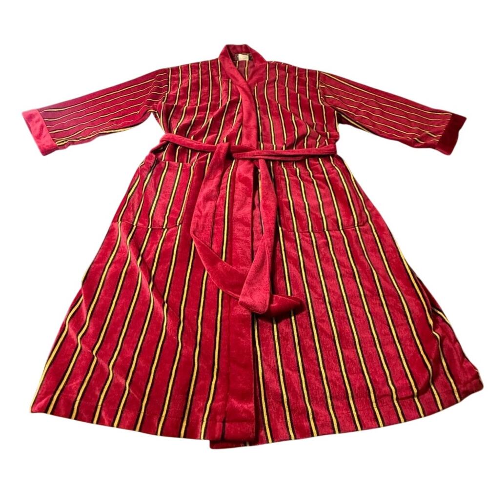 Vintage Mc Gregor Red Striped Rob Size M